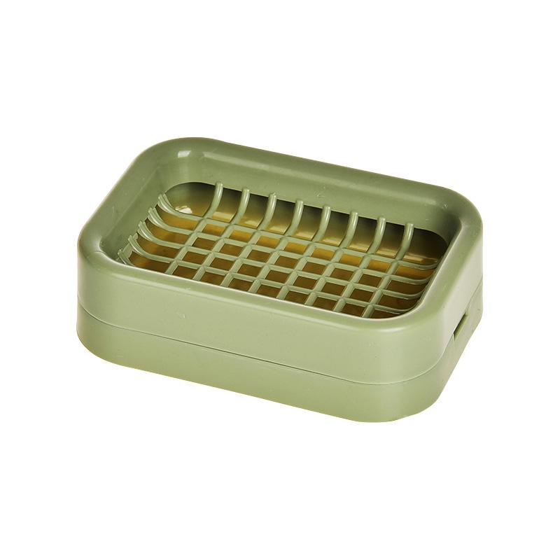 Nordic - Style Double - Layer Draining Soap Dish, Food - Grade PP Bathroom Soap Holder (Multi - Color) Bathroom Accessories