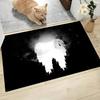 Dentist Tooth X-Ray Graphic Printed Flannel Doormat Dental Instruments Non-Slip Bathroom Kitchen Entrance Carpet Floor Decor