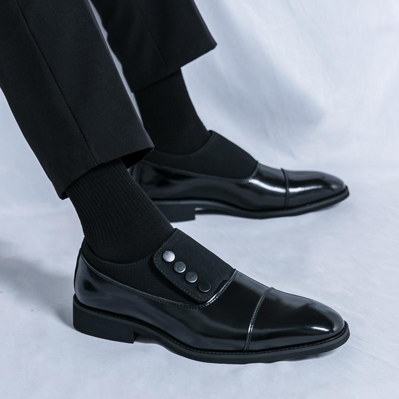 Pánské módní ležérní kožené lehké pohodlné mokasíny na řízení protiskluzové trendy párty svatební nové ploché designové společenské boty velikosti 38-46