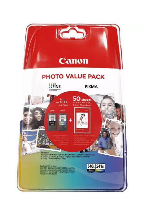 Original CMYK Ink Canon PG-540L, PG540L, CL-541XL, CL541XL (5224B012AA, 5224B007)
