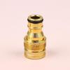 2Pcs Standard Aluminum Hose Connector Set - 4/6'' Tap Fitting Quick Connect For Garden Pipes Hose Connector
