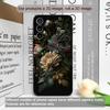 Blumen Pfingstrosen Druck Vintage Blumenmuster Handyhülle für Google Pixel 9A 8A 7A 6A 6 7 PRO 8 9 Pro XL 5G Stoßfest Weiche Hüllen