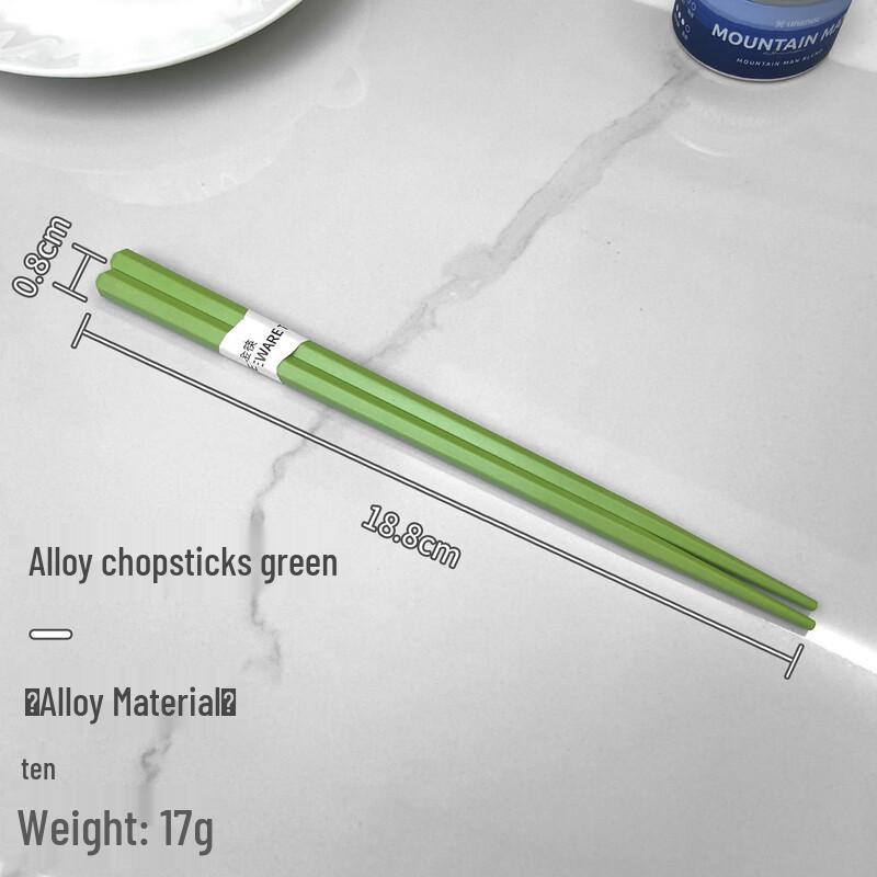 Macaron Morandi Alloy Chopsticks