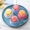 6Pcs Ice Tray Silicone Sphere Ice Mold Maker Food Grade Easy Release Ice Cube Mold with Lids Stackable Spherical Ice Makers