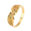 Vintage Diamond-Embellished Leaf Stainless Steel Bracelet for Women, Fashionable and Unique Ins Spring Clasp Bracelet, Non-fading Jewelry