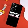 Nurse Heartbeat Phone Case For Samsung Galaxy S24 Ultra S25 Ultra S9 S10 S20 S21 S22 S23 Plus S24 FE Cover