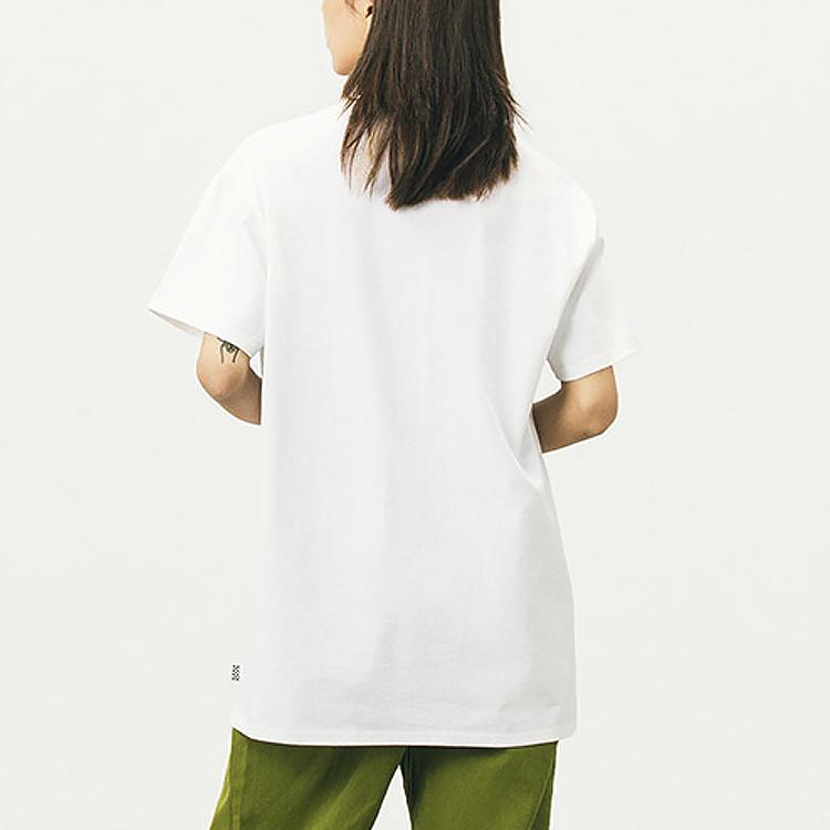 Vans 3D Pocket Printed Casual Sports Short Sleeve T-Shirt Women Tops White VN0A5F1YWHT