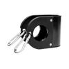U Shaped Clip T Bar Row Grip Attachment Load Dumbbells on Barbells Gym Barbell Clip Hook Dumbbells on Dip Belt for Weightlifting