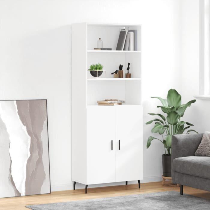 VidaXL Highboard White 69.5x34x180 Cm Engineered Wood 3189269