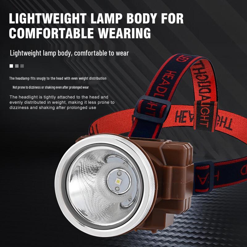 High-Power Rechargeable LED Headlamp for Night Fishing