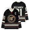Podgrzewana koszulka hokejowa Rivalry Odzież sportowa Damska Męska Moda Oddychająca Koszulka z długim rękawem Oversize z dekoltem V Koszulka cosplay Top