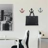 Retro Anchors Shape Iron Wall Hook For Bucolic Homes Decors Heavy Duty Hanging Hooks For Coat Bags Party DIY Decoration