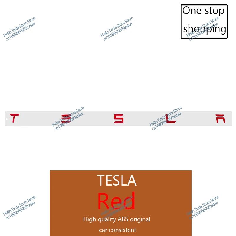 

3D ABS Logo Tesla Emblem Letters Car Trunk Badge Rear Letter Label Electroplated For MODEL 3 MODEL S X Modified accessories