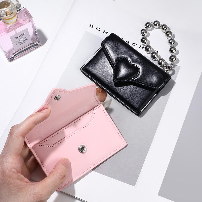 Heart-Shaped Car Key Card Holder for Xiaomi, Tesla, BMW, Xiaopeng, and Zeekr