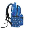 Cute Cartoon Sharks Travel Backpacks for Women Men Boys Girls Student Bookbag Durable Casual Daypack Lightweight Laptop Backpack