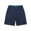 Li Ning Outdoor Series Elastic Logo Loose Mid Waist Water Resistant Sports Casual Shorts Men shorts Navy-Blue AKSUA05-1
