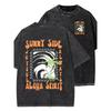 Vintage Washed T-shirt Custom Logo 100% Cotton High Quality Round Neck T-shirt Printing Design Casual Trend Tops Embroidery