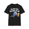 Das allererste Bild von mir Lustiger Bier trinkender Sperma Witz T-Shirt