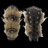 Medieval Plush Leather Splicing Bracers Men's Punk Bracers