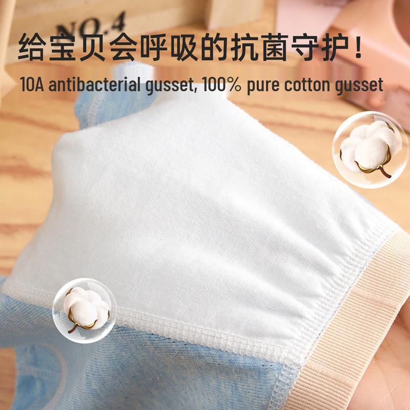 Teen Boys' Pure Cotton Class A Boxer Briefs, Big Size