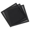 Uxcell Pacote com 3 Grelhas à Prova de Poeira para Ventoinha de Gabinete de PC 150x150mm Grelha Magnética Filtro de Poeira para PC Malha de Poeira de PVC Preto