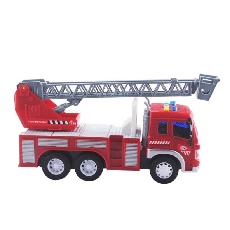 Fire Rescue 1:16 Scale Inertia Toy With Flashing Lights And Sound For Kids