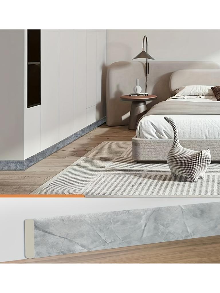 2M Waterproof Enclosure Self Adhesive Skirting Line 3D Wall Sticker Thickened Anti-collision Decoration Kid's Corner Line