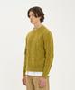 BLOND9 Wool Fisherman Knit Sweater_Lime Green