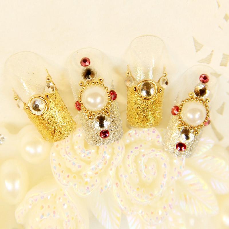 50g 1mm Charm Beads Nail Art Decoration Studs Micro Ball Steel Caviar Metal Ball Gold Silver
