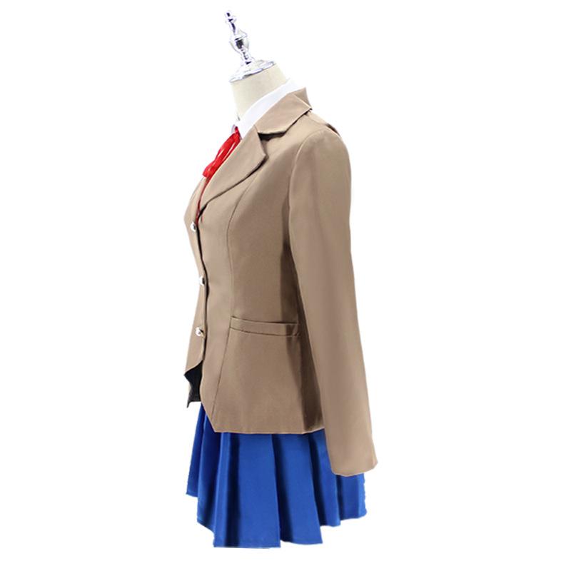 Club di Letteratura Battito Cardiaco Monica Cosplay Sayuri Natsuke Costume Cosplay Set Parrucca Uniforme Scolastica Ragazze Abbigliamento Femminile