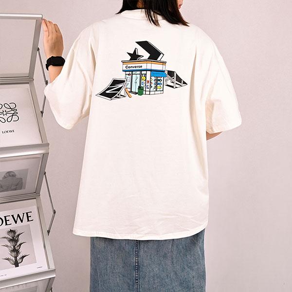 New Converse T Shirts Unisex White 10026165-A01