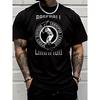 European Size Men'S Casual T-Shirt Baseball Player Graphic Short Sleeve Tee Men'S Fashion Street Style Adult Male Casual Wear