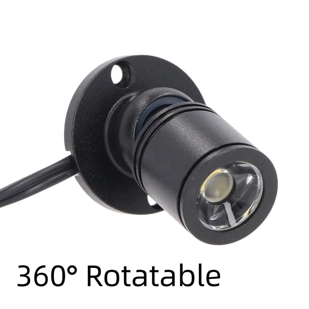 3 Pack 5V Mini LED Spot Lights 6.6ft Cable Dimmable Mini Spotlights USB Powered Aluminum Body Mini LED Spotlights Under Cabinet