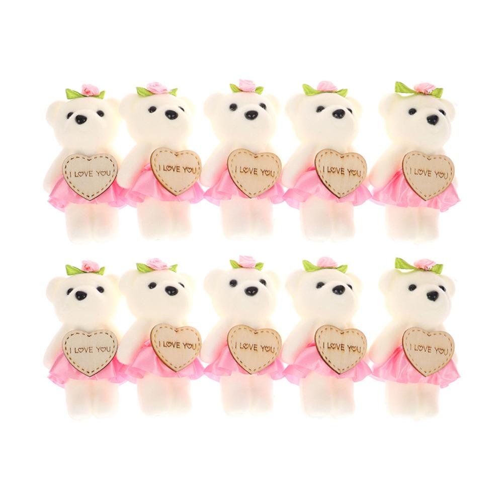 10 szt./zestaw Pluszowe Zwierzę Miś Pluszowe Zabawki Piankowe Pluszowa Lalka Kreskówkowy Bukiet Lalka Zabawki dla Dzieci