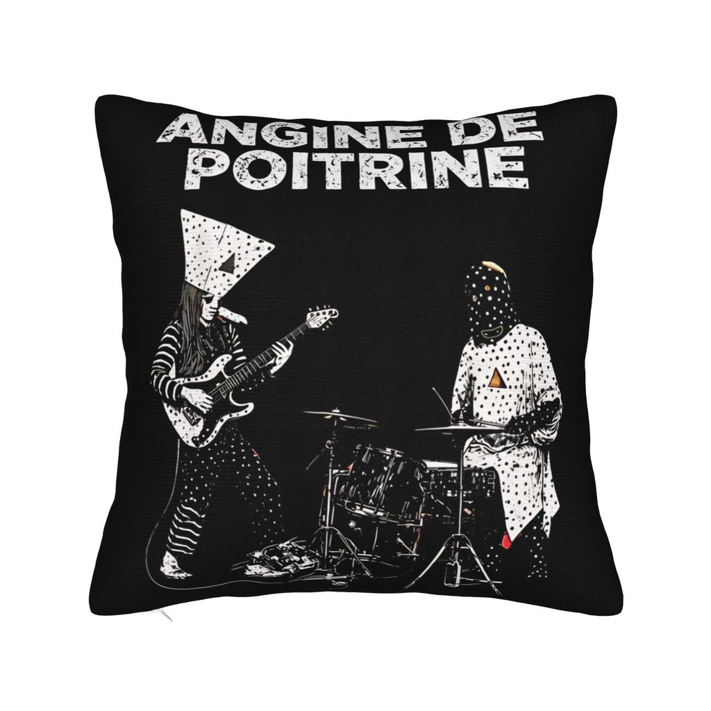 Metal Angine de Poitrine Rock Music Square Pillowcases Polyester Home Cushion Case Creative Decorative Pillow Cover