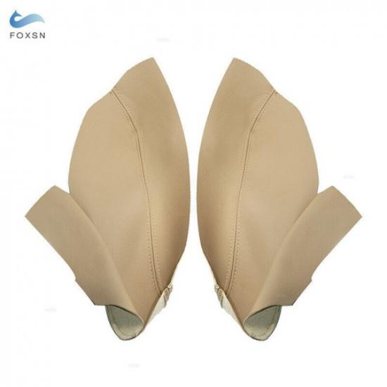 For Dodge Charger 11-19 Front Left& Right Inner Door Armrest Panel LEATHER Cover