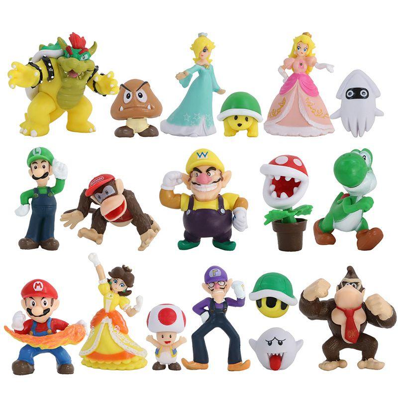 Super Cute Super Mario Action Figure Toy Set For Collection And Decoration In Your Home