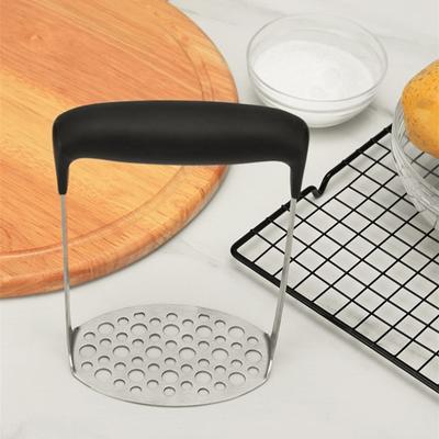 Pressa per patate in acciaio inox, schiacciapatate, schiacciapatate, purea di frutta, spremiagrumi, gadget da cucina