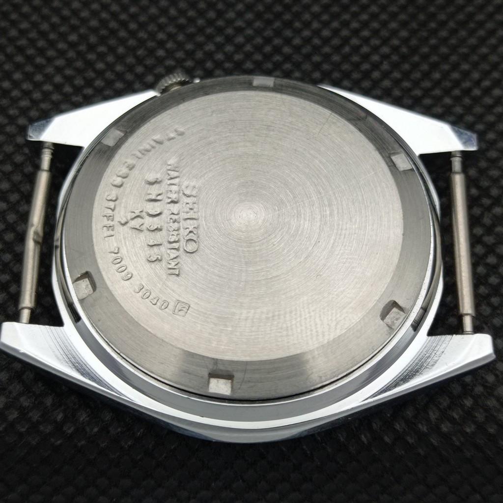 REACONDICIONADO VINTAGE SEIKO 5 AUTOMÁTICO 7009A JAPÓN RELOJ DE HOMBRE NEGRO 598-a313081-2