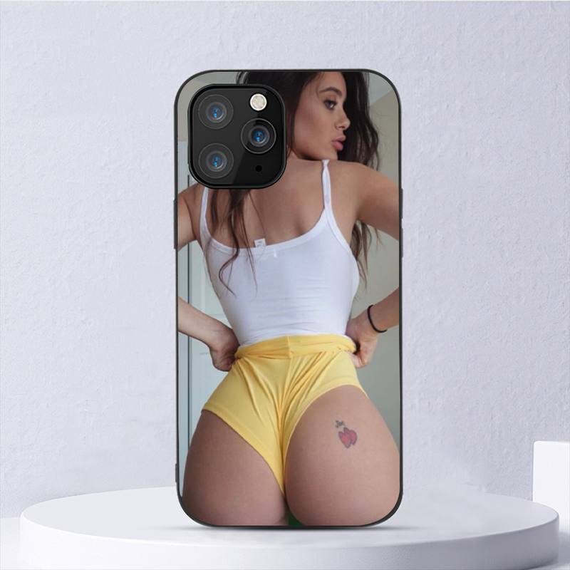 Husa de telefon sexy Lana Rhoades pentru iPhone 11 12 Mini 13 14 Pro XS Max X 8 7 6s Plus 5 SE XR Shell