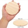 Handmade Non-Slip Wooden Round Coasters - Anti-Scalding Table Mats and Tea Coasters