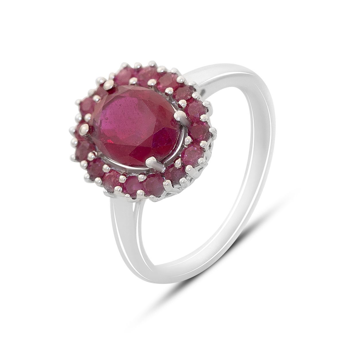 

Срібні сережки з натуральним рубіном 6.542ct (2165293) rubine червоний колір