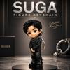 Custom Kpop Bangtan Boys Suga Individuation Cartoon Figure Keychain Desktop Decor Ornament Concert Fan Collectible Souvenir Gift