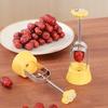 Cherry Pitter Tool Ergonomic Fruit Core Remover for Easy and Efficient Jujube Coring with Stainless Steel Construction