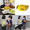 Stylish Corduroy Children's Chest Bag For Boys And Girls With Trendy Letter Design