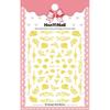 1 Sheet 3D Adhesive Nail Sticker Geometric Patterns Flowers Butterfly Decal for Nail Art Decoration