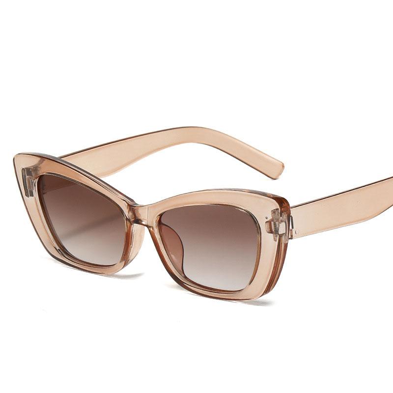 Cat Eye Shape Sunglasses Women European American Style Anti-reflective Female Glasses Vintage Retro Sun Glasses for Men