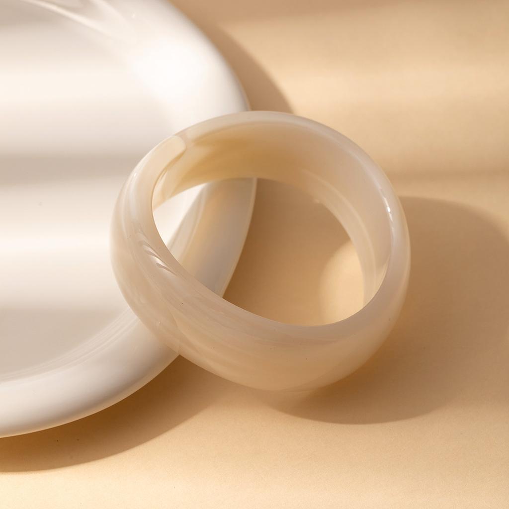 Retro Special-Shaped Wide Square Acrylic Multi-Color Bracelet Multi-Color Exaggerated Design Sense Niche Jewelry