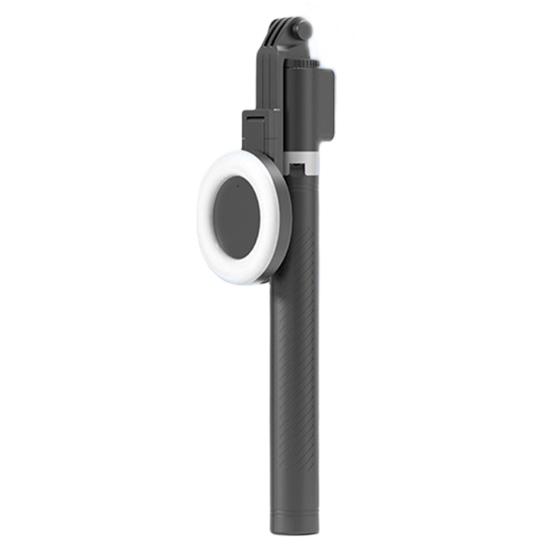 1 Set Selfie Stand Ring 360 Degree Meters Rotation 1.7 Remote Bluetooth-Compatible Led Light Selfie Stick
