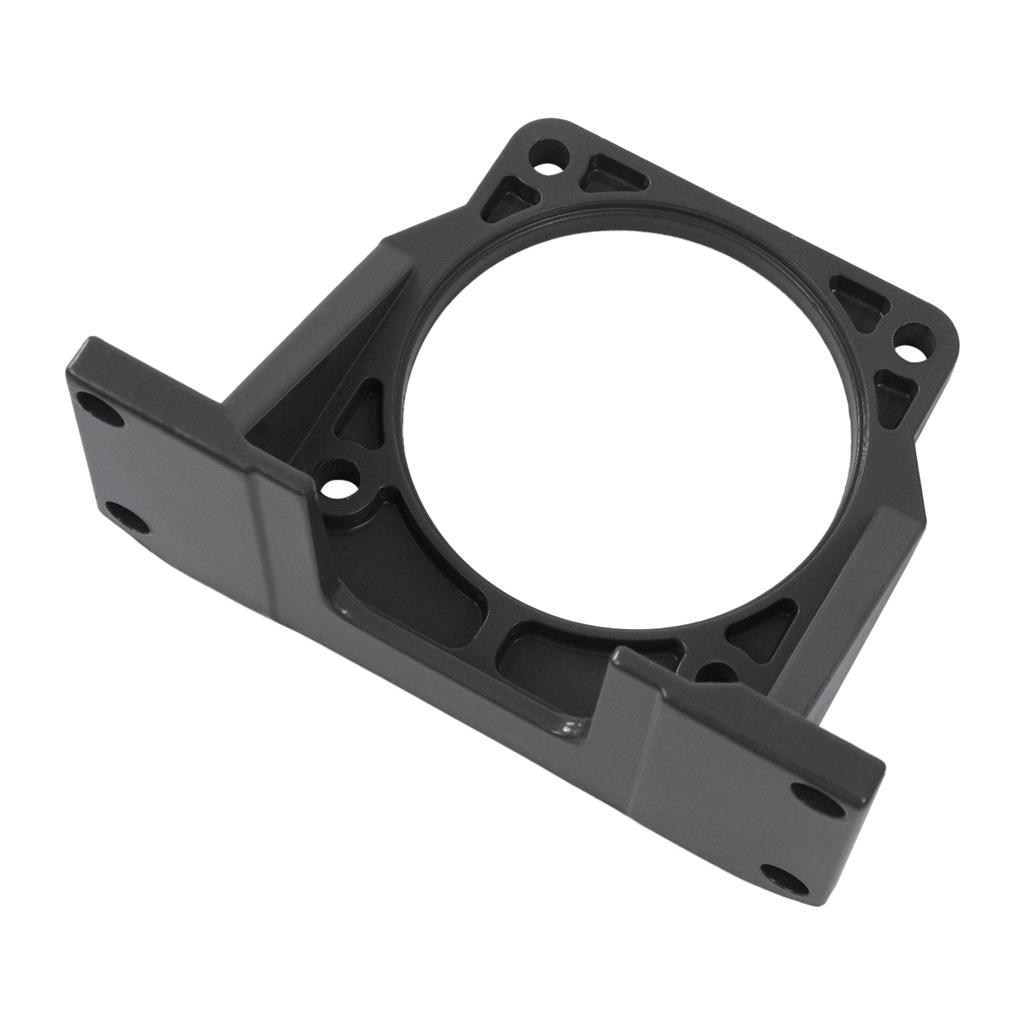 AC Getriebemotor Montagehalterung, Schwarz Mini Einphasenmotor Aluminiumlegierung Halterung anwendbar für 110V 180W-370W Variable Geschwindigkeit